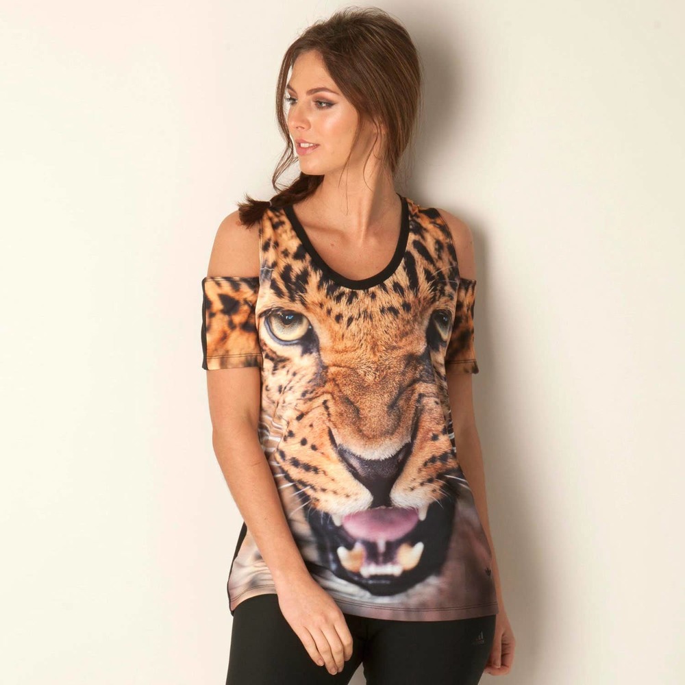 SOLD Adidas Originals Leopard Shirt Large
